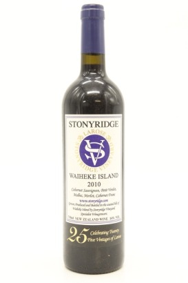 (1) 2010 Stonyridge Vineyard Larose, Waiheke Island