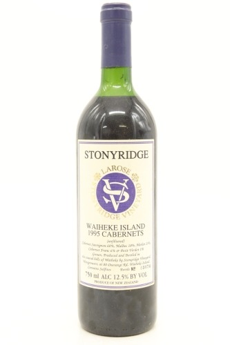 (1) 1995 Stonyridge Vineyard Larose, Waiheke Island (US)