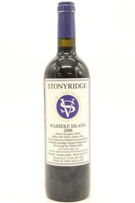 (1) 2006 Stonyridge Vineyard Larose, Waiheke Island