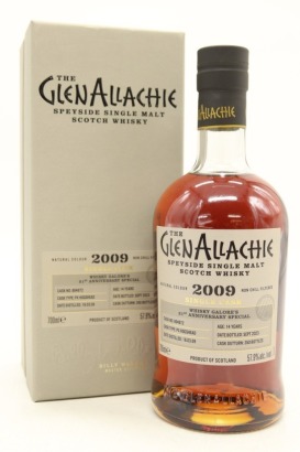 (1) The Glenallachie 2009 Vintage 14 Year Old Single Cask Whisky Galore's 21st Anniversary Special PX Hogshead Single Malt Scotch Whisky, 57.9% ABV (GB)