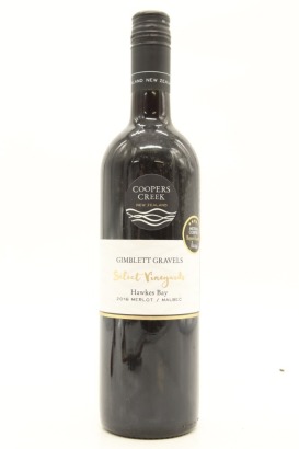 (1) 2016 Coopers Creek Select Vineyards Merlot - Malbec, Gimblett Gravels