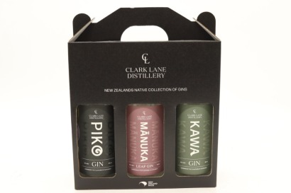 (1) Clark Lane Distillery Piko NZ Native Collection Gin, 350ml, 40% ABV, 3 Bottles Sold as One Lot