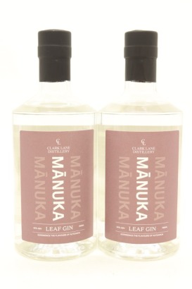 (2) Clark Lane Distillery Manuka Leaf Gin, 40% ABV