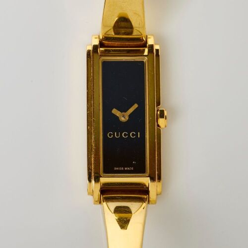 Gold Tone, Gucci Ladies G-Line Quartz Wristwatch, circa 2010-2012