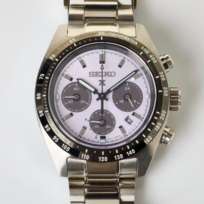 Seiko, Prospex Solar Speedtimer Edo Purple Limited Edition Tokyo '25 World Athletics Championship Wristwatch