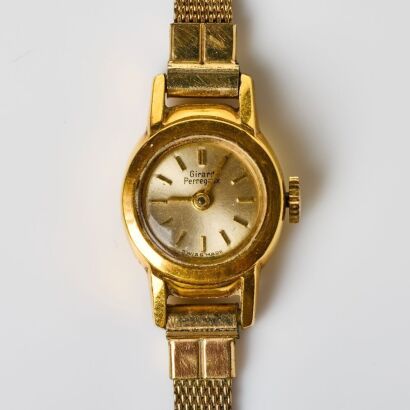 18ct Gold Filled, Girard Perregaux Ladies Hand Wound Wristwatch, circa 1960's