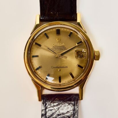 18ct Yellow Gold, Omega Constellation Automatic Wristwatch, circa 1967