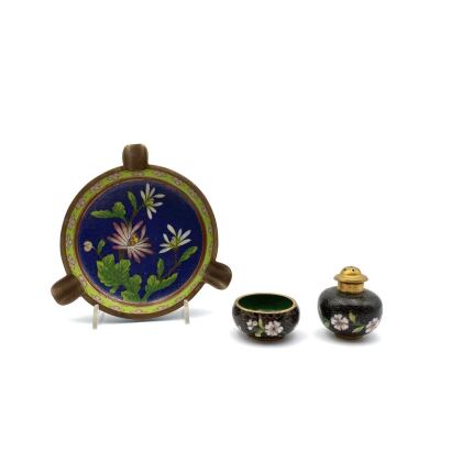 Three Cloisonne Pieces