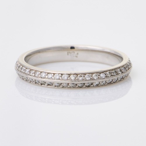 Platinum, .44ct Diamond Eternity Band by Sutcliffe Jewellers