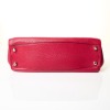 Loewe, Fuchsia Grained Leather Alamo 36 Bag - 3
