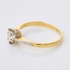 Platinum /18ct Yellow Gold, 0.60ct Diamond Solitaire Ring - 2