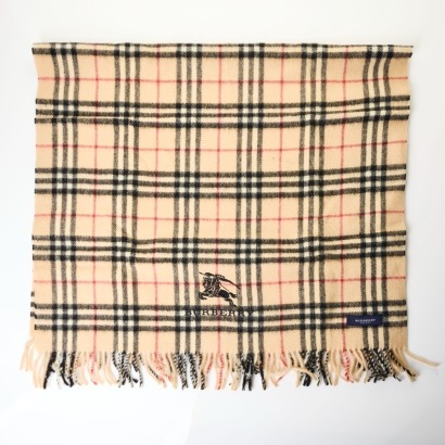 Burberry, 100% Wool Shawl / Lap Blanket / Throw