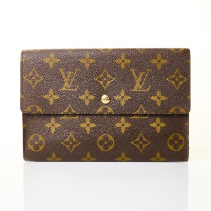 Louis Vuitton, Monogram Trifold Passport Wallet with Box