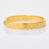 Louis Vuitton, Nanogram Hinged Bangle with Box