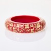 Louis Vuitton, Red Inclusion Bangle with Box