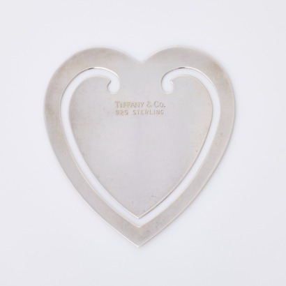 Tiffany & Co, Sterling Silver Heart Bookmark