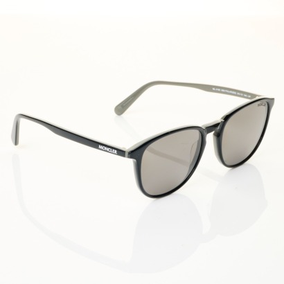 Moncler, ML0190 Polarised Black Frame Sunglasses with Pouch
