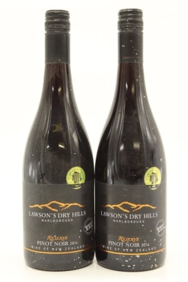(2) 2014 Lawson's Dry Hills Reserve Pinot Noir, Marlborough