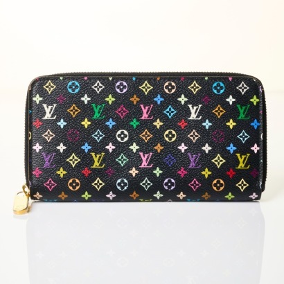 Louis Vuitton, Multicolore Monogram Canvas Zippy Wallet