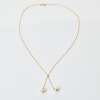 18ct Yellow / White Gold, 42cm Pearl Necklace - 2