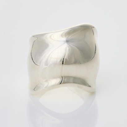 Tiffany & Co. Elsa Peretti Bone Ring with Box
