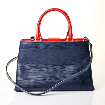 Louis Vuitton, Indigo Epi Kleber Bag