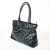 Chanel, Black Patent Tote Bag - 2