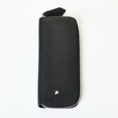 Montblanc Sartorial 2-pen Zip Pouch Black with Box - As new
