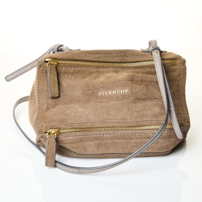 Givenchy, Grey Suede Pandora Bag