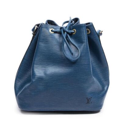 Louis Vuitton, Blue Epi Noe PM Bag