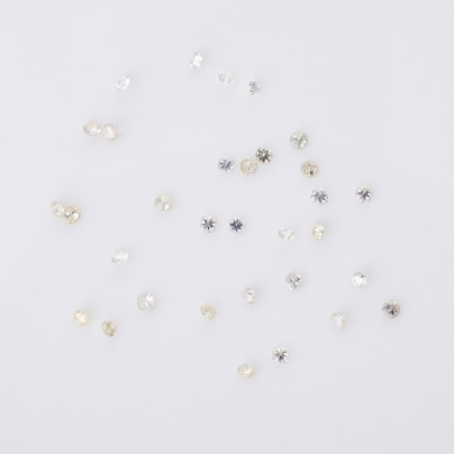 Parcel of 32 Loose Diamonds, 1.50mm each.