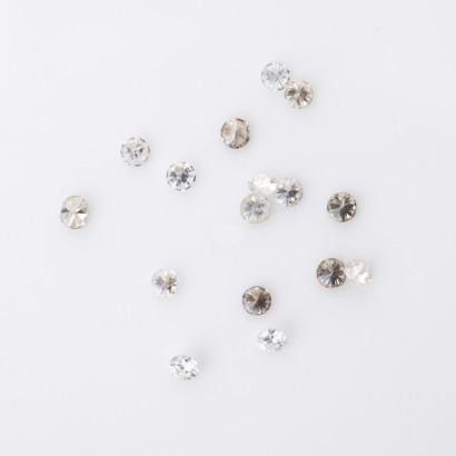 Parcel of 16 Loose Diamonds, 1.90mm each.