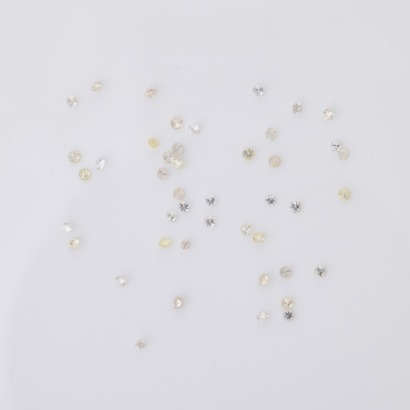 Parcel of 44 Loose Diamonds, 1.40mm each.