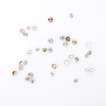Parcel of 33 Loose Diamonds. 1.80mm each.