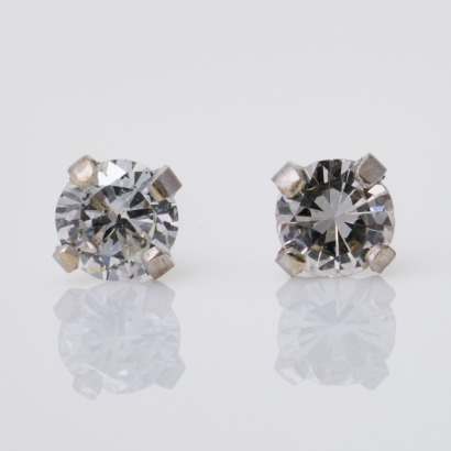 14ct White Gold, 0.30ct Diamond Stud Earrings