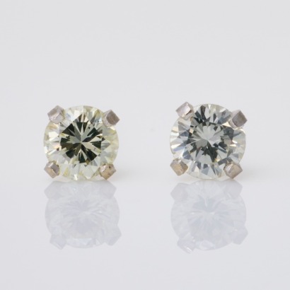 14ct White Gold, 0.34ct Diamond Stud Earrings