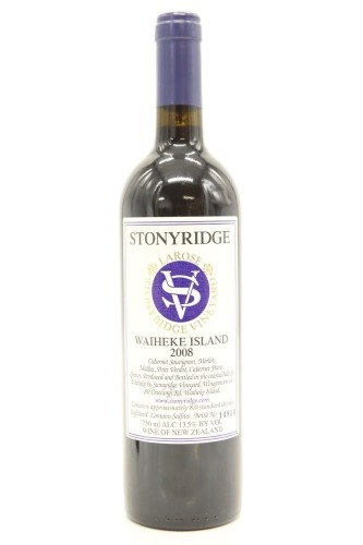 (1) 2008 Stonyridge Vineyard Larose, Waiheke Island