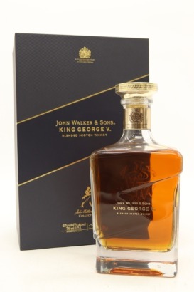 (1) Johnnie Walker Blue Label King George V Edition Scotch Whisky, 750ml, 43% ABV (GB)