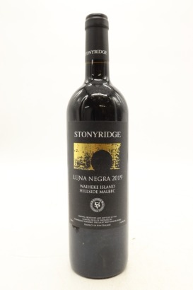 (1) 2019 Stonyridge Vineyard Luna Negra Malbec, Waiheke Island