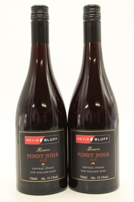 (2) 2018 Nevis Bluff Reserve Pinot Noir, Central Otago