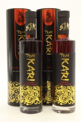 (2) Tom Kari Infused Spirit Liqueur, New Zealand, 39% ABV, 375ml (GB)