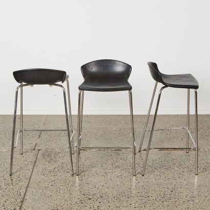 A Set Of Three Guliver Stools For Gaber
