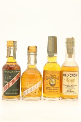 (1) Mixed Bourbon Whisky Miniatures, 4 Bottles Sold as One Lot