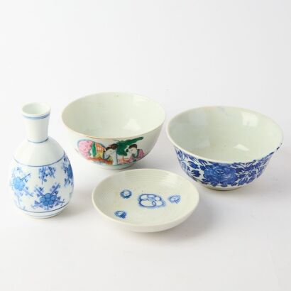 A Group of Four Chinese Republic period Porcelains