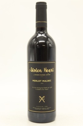 (1) 2014 Crown Range Cellar 'The Stolen Heart' Merlot - Malbec, Gimblett Gravels