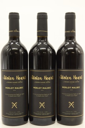 (3) 2014 Crown Range Cellar 'The Stolen Heart' Merlot - Malbec, Gimblett Gravels