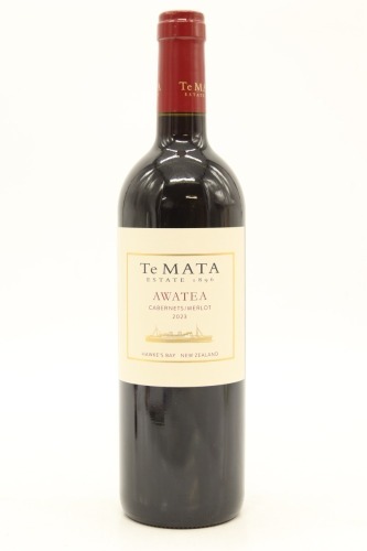 (1) 2023 Te Mata Estate 'Awatea' Cabernets - Merlot, Hawke's Bay [RP96]