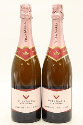 (2) NV Villa Maria Sparkling Brut Rose, New Zealand