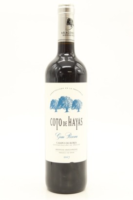 (1) 2017 Bodegas Aragonesas Coto de Hayas Gran Reserva, Campo de Borja