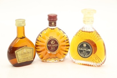 (1) Mixed Cognac/Armagnac Miniatures, 3 Bottles sold as One Lot